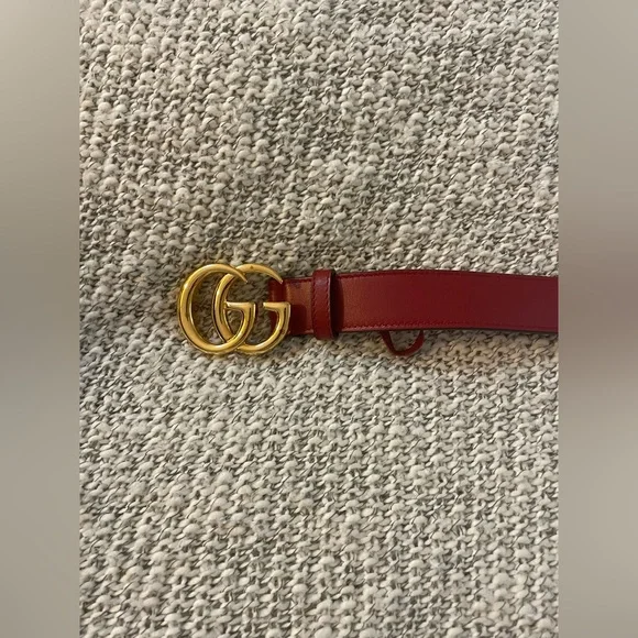 Red Gucci Belt